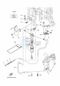 F350AETX drawing FUEL-SUPPLY-1