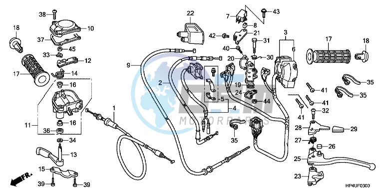 HANDLE LEVER/SWITCH/CABLE