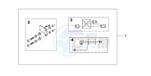 CBF1000T drawing HEATED GRIP ATT.