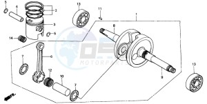 SRX90 50 drawing CRANKSHAFT/PISTON