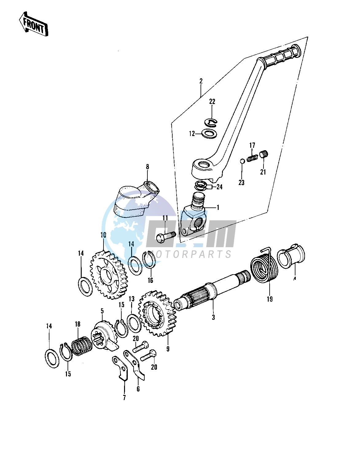 KICKSTARTER MECHANISM