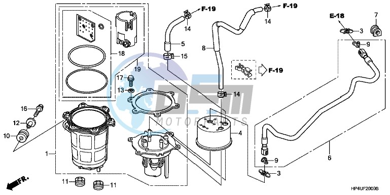 REAR BRAKE CALIPER