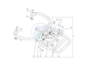 LX 50 2T E2 Touring (30Kmh) drawing Rear luggage rack