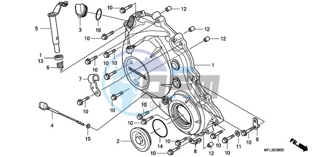 RIGHT CRANKCASE COVER