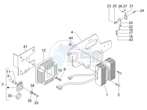 X9 500 Evolution 2006-2007 (USA) drawing Voltage Regulators - Electronic Control Units (ecu) - H.T. Coil