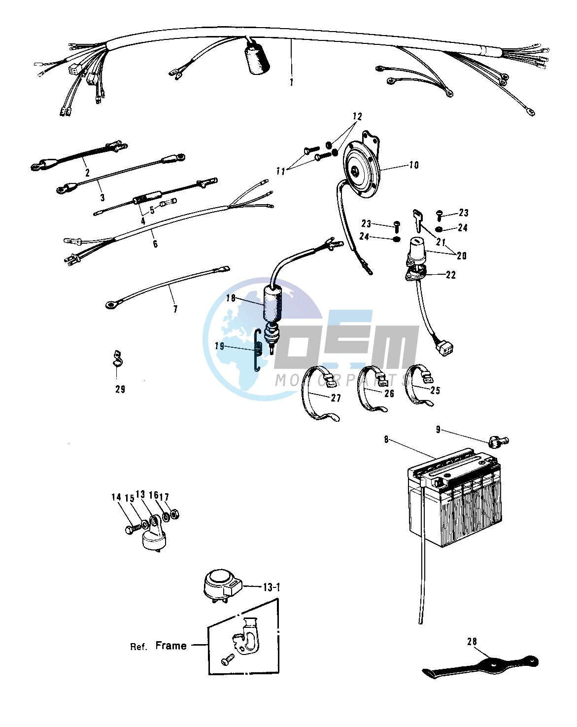 CHASSIS ELECTRICAL EQUIPMENT -- H1-B- -