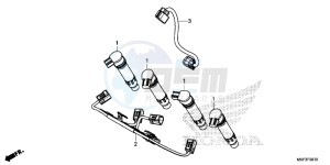 CBR1000RAH 2ED - (2ED) drawing SUB HARNESS