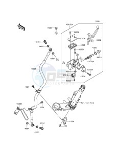 NINJA_300 EX300AFFA XX (EU ME A(FRICA) drawing Front Master Cylinder