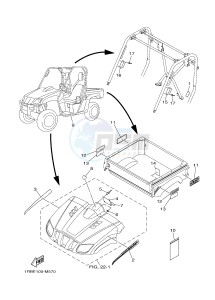 YXR700F YXR7FD RHINO 700 (1RBE 1RBF 1RBG 1RBH) drawing EMBLEM & LABEL 4