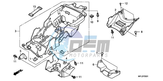 REAR FENDER (CBR1000RA)