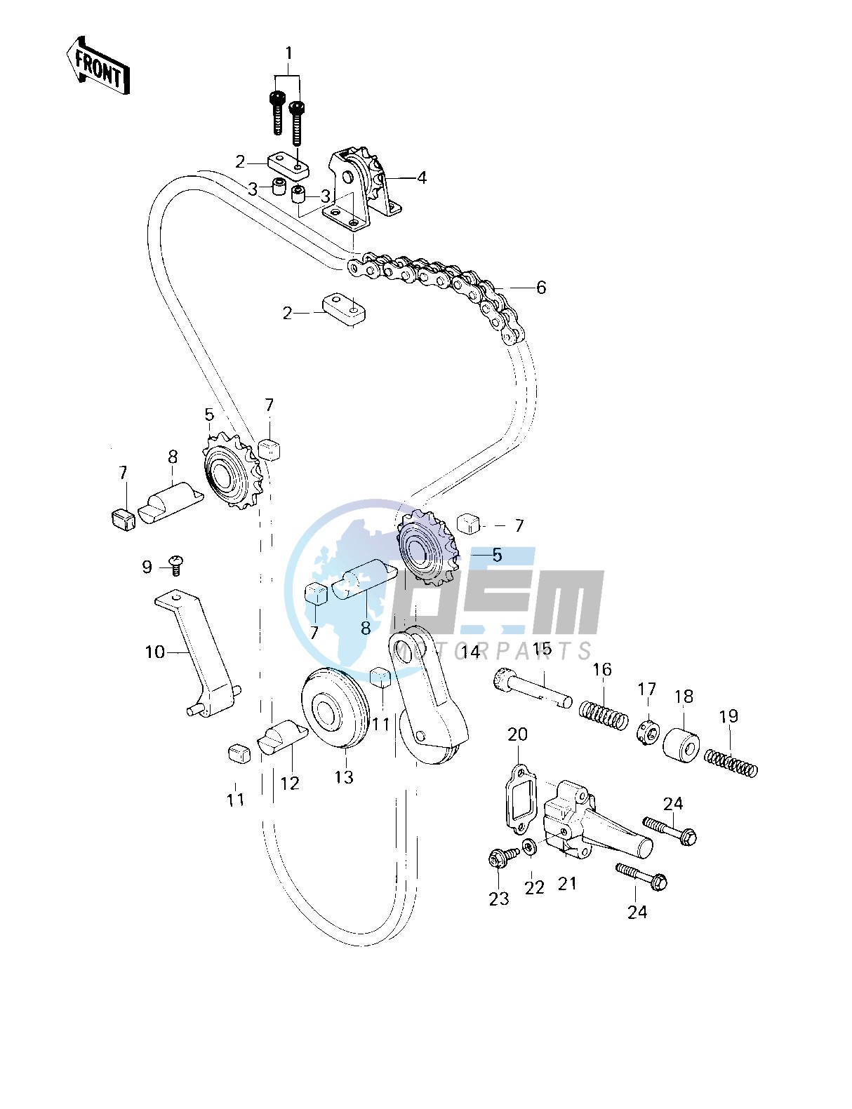 CAM CHAIN_TENSIONER -- 80 D3- -