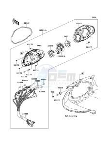 NINJA_250R EX250K9F GB XX (EU ME A(FRICA) drawing Meter(s)