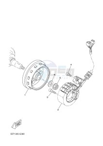 YZF-R125A YZF-R125 ABS R125 (5D7T 5D7T 5D7T 5D7T) drawing GENERATOR