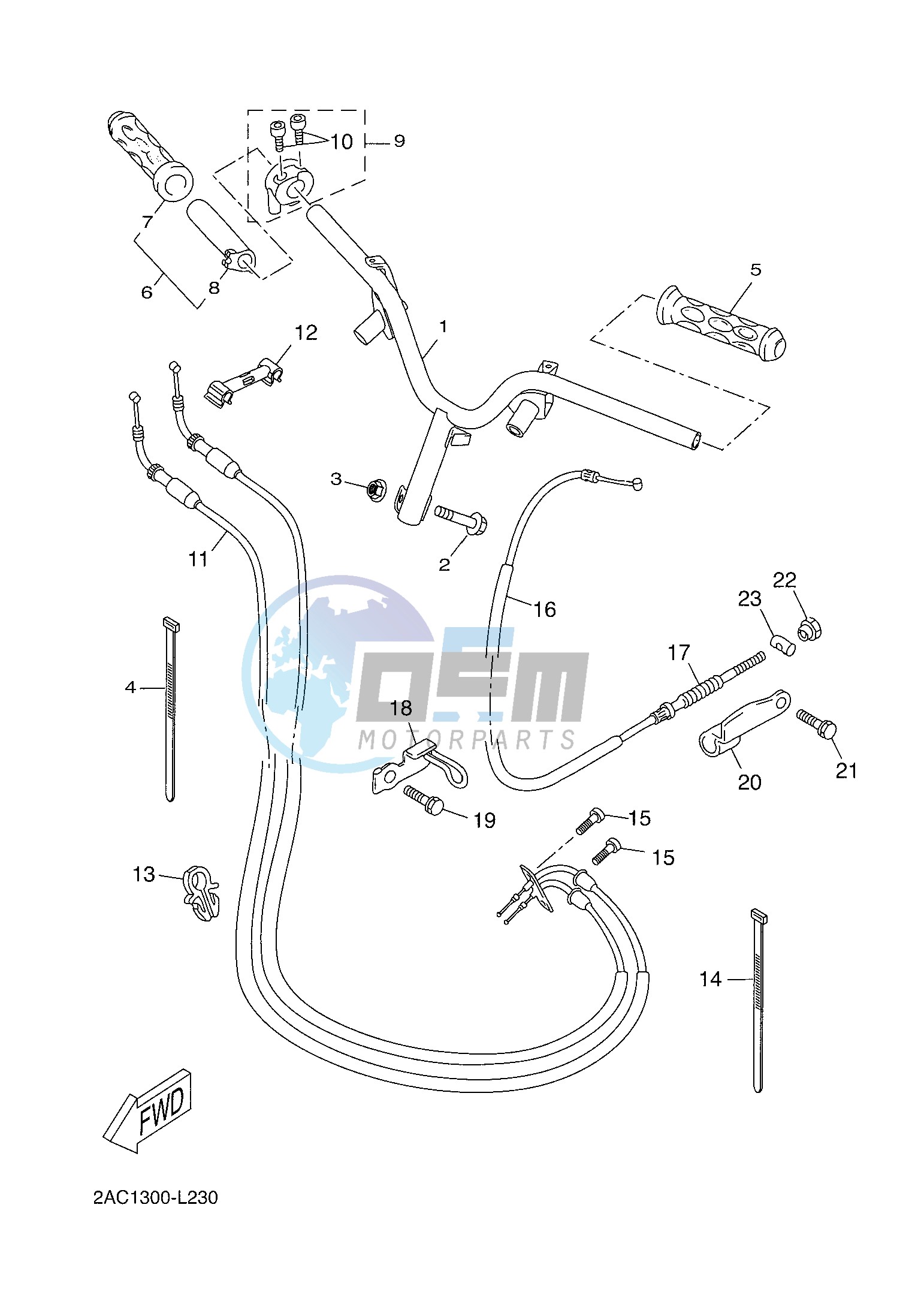 STEERING HANDLE & CABLE