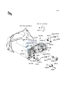 1400GTR_ABS ZG1400CEF FR GB XX (EU ME A(FRICA) drawing Headlight(s)