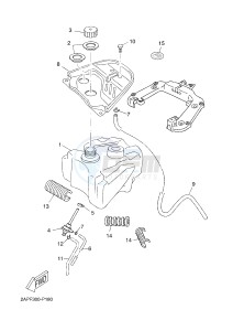 YN50 NEO'S (2APH 2APH 2APH) drawing FUEL TANK