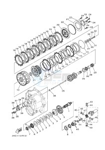 YXZ1000E YXZ10YPXG YXZ1000R EPS (2HC6) drawing CLUTCH