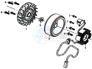 CROX 50 (AE05W6-NL) (L5-M1) drawing FLYWHEEL - MAGNETO