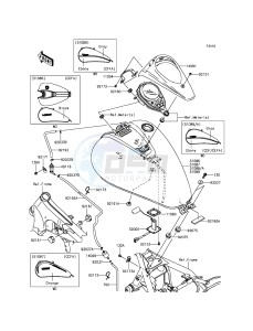 VULCAN 900 CUSTOM VN900CEFA GB XX (EU ME A(FRICA) drawing Fuel Tank