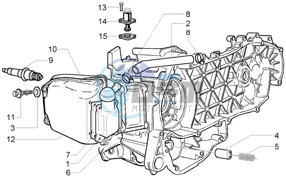 By-pass valve - Chain tightener - Oil drain valve