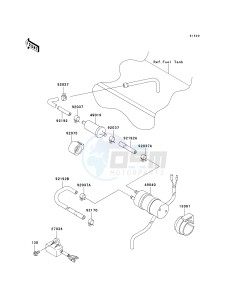 KAF 620 G [MULE 3000] (G6F-G8F) G6F drawing FUEL PUMP