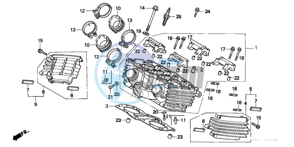 CYLINDER HEAD (REAR)