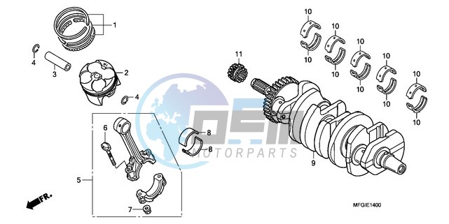 CRANKSHAFT/PISTON