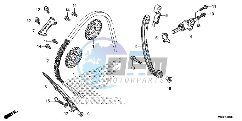 CAM CHAIN/ TENSIONER