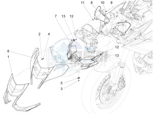 ETV Caponord 1200 drawing Front Fairing