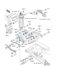 ZZR1200 ZX1200-C4H XX (EU ME A(FRICA) drawing Suspension