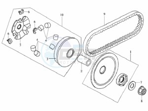 DD50 drawing CLUTCH / V-SNAAR