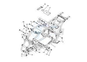 YFA BREEZE 125 drawing FRAME