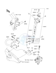 KSF 450 B [KFX450R MONSTER ENERGY] (B8F-B9FB) B9FB drawing REAR MASTER CYLINDER