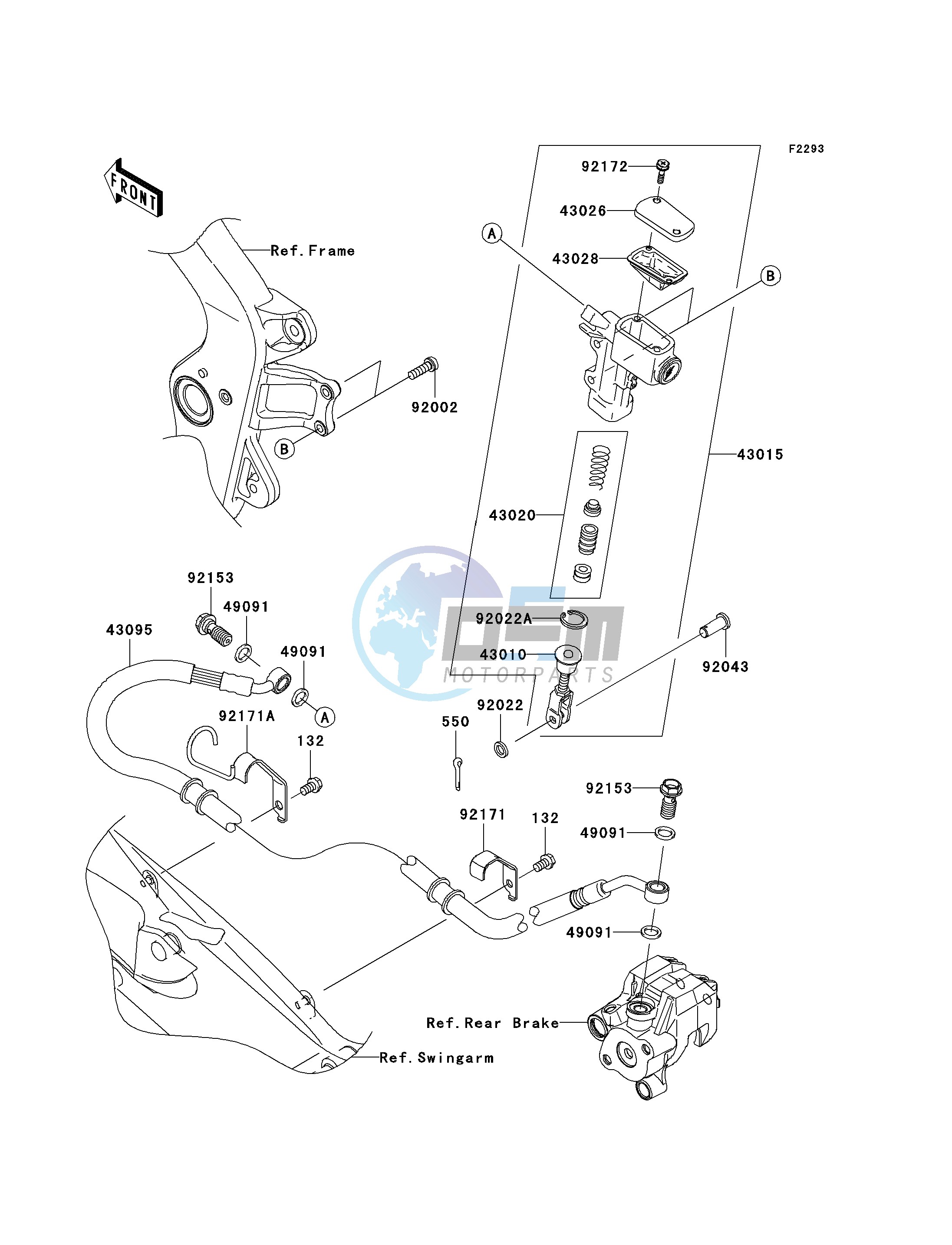 REAR MASTER CYLINDER