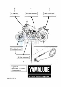 MT-07 MTN690 (BTK7) drawing PERIODIC MAINTENANCE PARTS