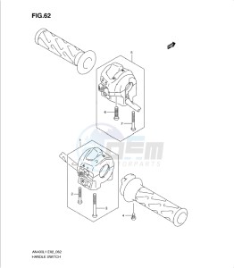 AN400Z drawing HANDLE SWITCH (AN400AL1 E19)