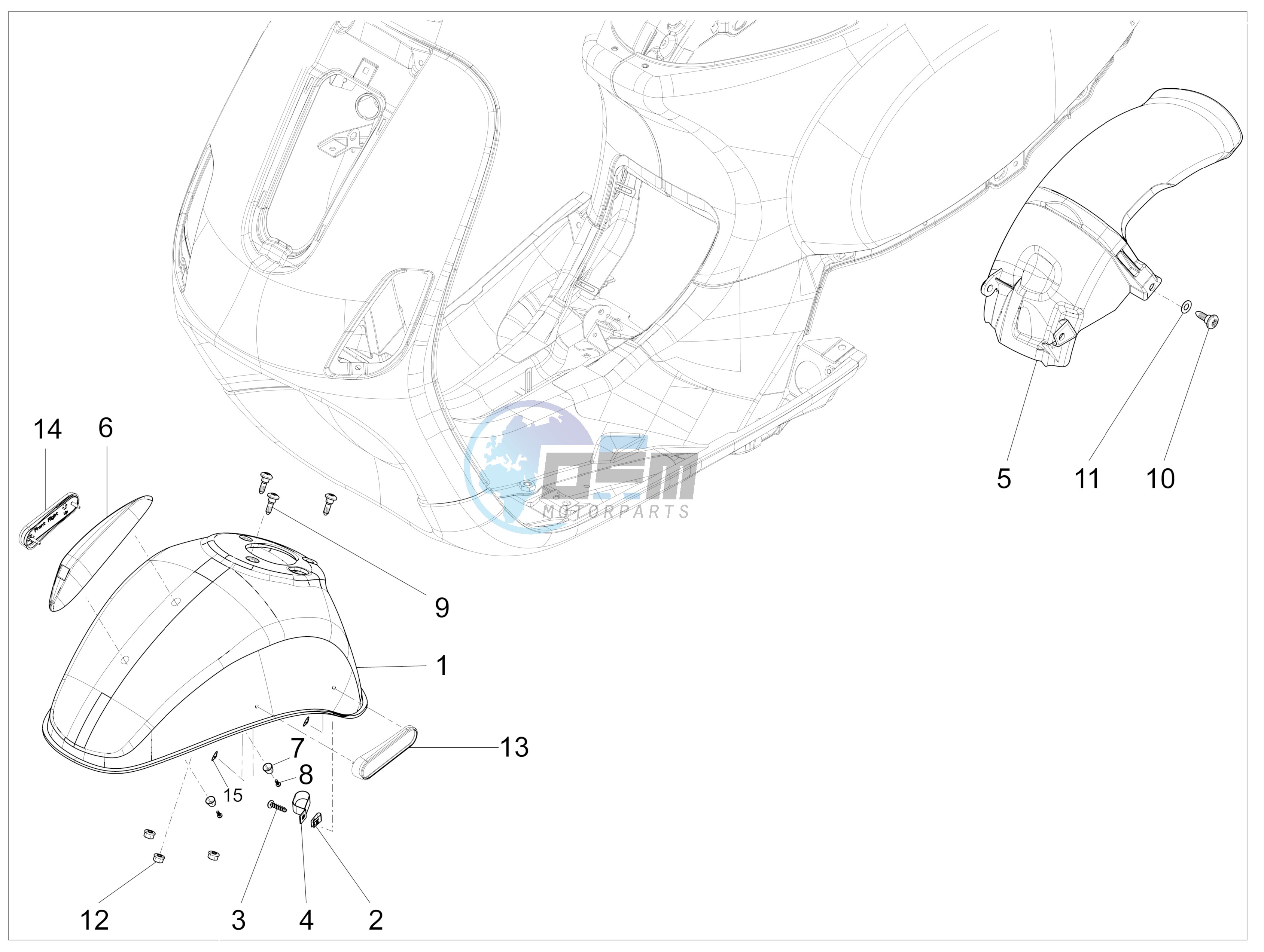 Wheel huosing - Mudguard