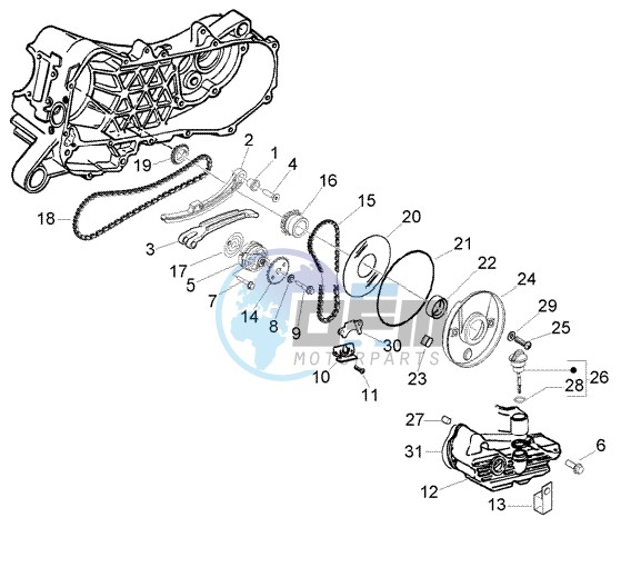 Oil pump-oil pan