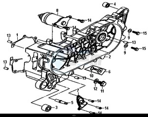 ALLO 50 (45 KM/H) (AJ05WA-EU) (L8-M0) drawing L. CRANK CASE