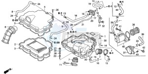 NT650V drawing AIR CLEANER