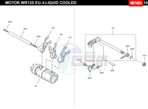 MARATHON-125-E4-PRO-SM-WHITE drawing PRE-SELECTOR GEAR