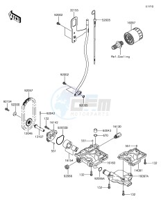 JET SKI STX-15F JT1500AHF EU drawing Oil Pump