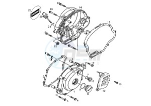 SENDA R EURO 2 - 125 drawing CRANKCASE COVER