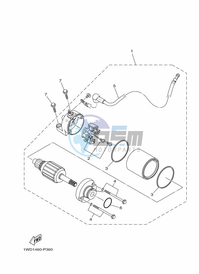 STARTING MOTOR