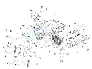 RSV4 1000 RR E4 ABS (EMEA) drawing Front mudguard-Pillar