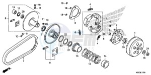 SH125SG SH300A UK - (E) drawing DRIVEN FACE