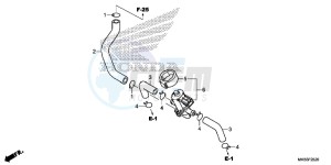 CBR1000RRF Fireblade - CBR1000RR 2ED - (2ED) drawing AIR INJECTION CONTROL VALVE