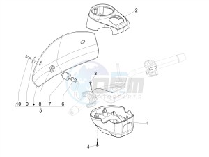 GTV 300HPE SEI GIORNI IE E4 ABS (EMEA) drawing Handlebars coverages