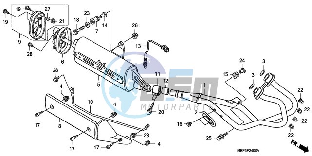 EXHAUST MUFFLER