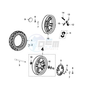 FIGHT 3 E drawing WHEELS